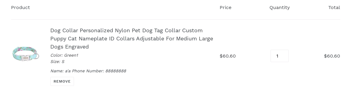 product info product info