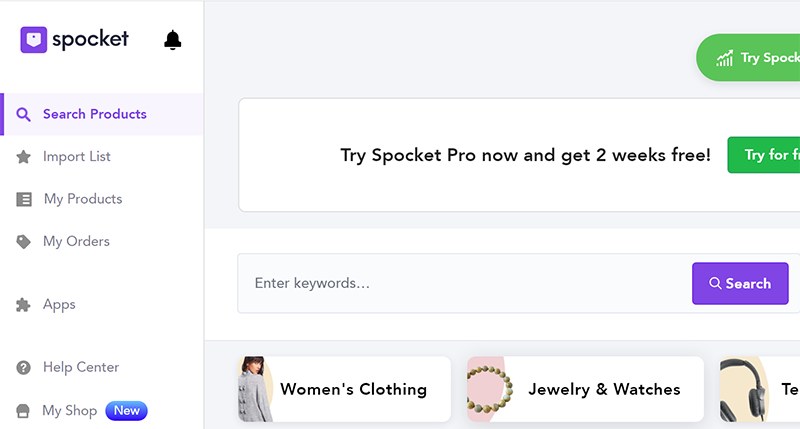 spocket shopify oberlo alternatives
