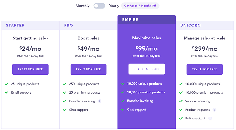 spocket pricing Spocket Pricing