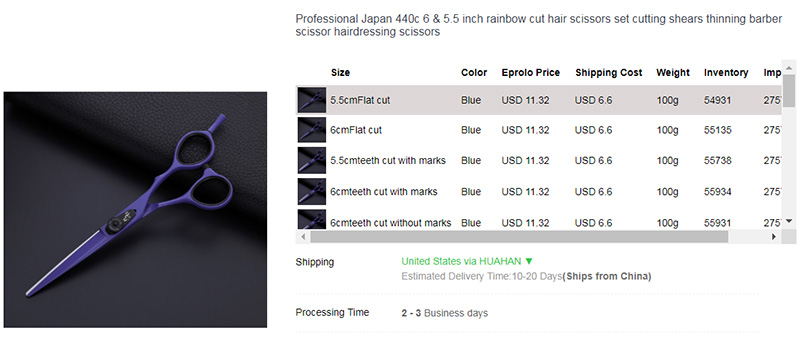 6.Professional-Hair-Scissors dropship hair products