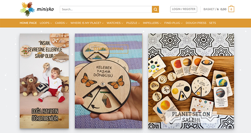 Minisko dropship educational products