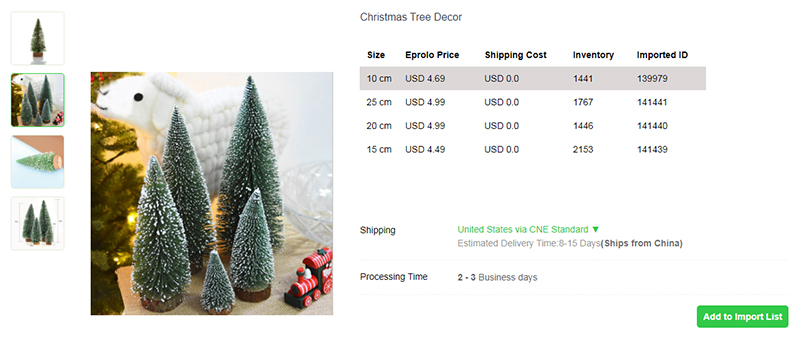 1.1 Small Christmas Tree christmas tree dropshipping