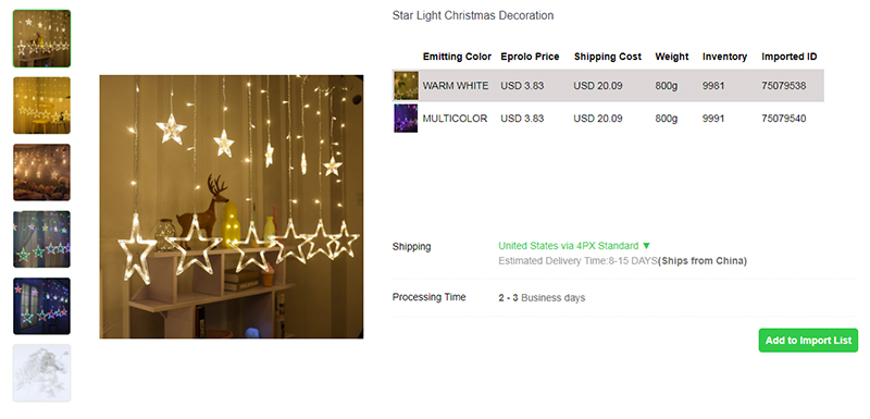 4.2 Start Light christmas decorations dropship