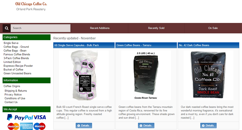 Old Chicago Coffee dropshipping coffee